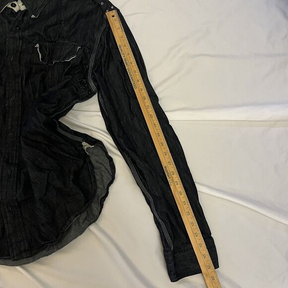 PARASUCO Denim Legend Men 3XL Long Sleeve Button Shirt Blue - Picture 7 of 7